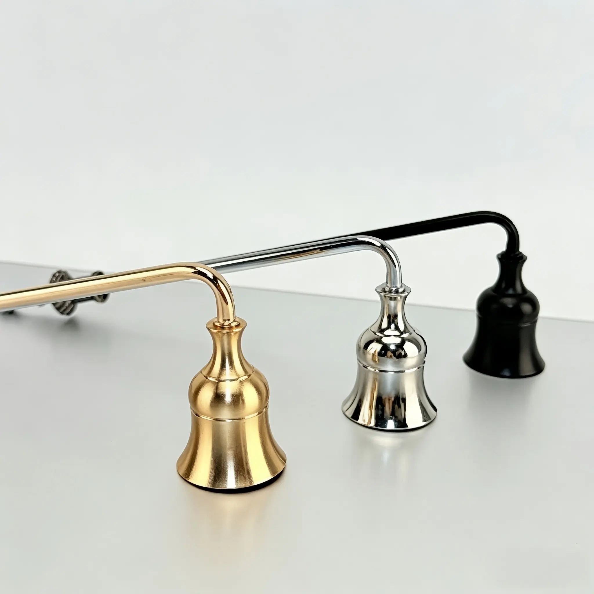 Vintage Metal Candle Snuffer Set 3 Colors Fall Dorm Decor Labor Day Halloween Table Centerpiece Aesthetic Home Decor