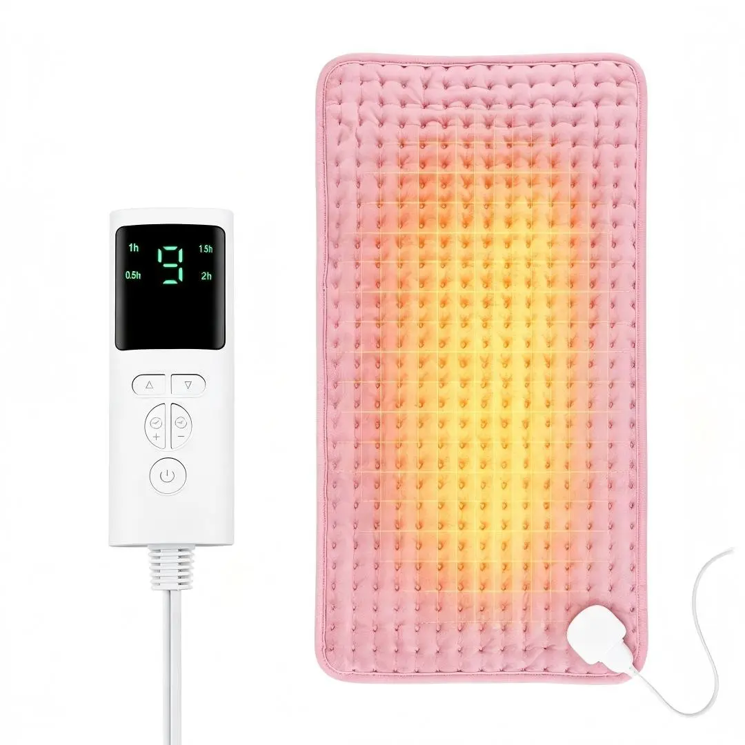 Heating Pad 9-Temperature Settings, 4-Timer Functions, 60x30cm, Ideal for Winter, Perfect Gift, Elegant Packaging, Household Items