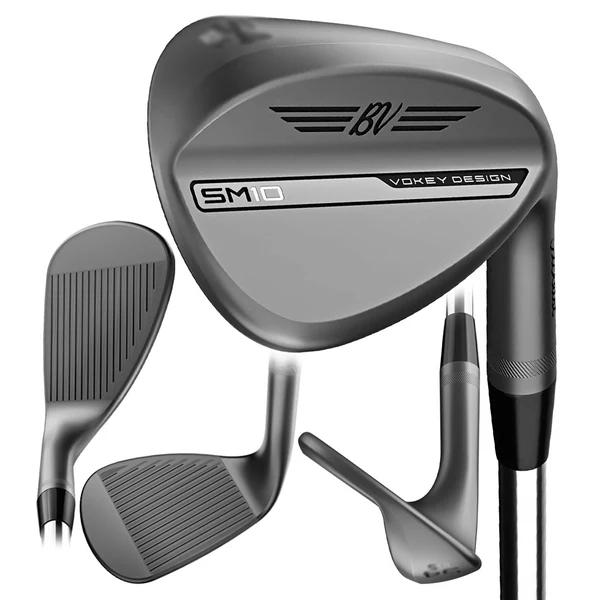 The Vokey SM10 wedge 2024 features tour-proven spin technology and a precision grind option for ultimate short game control, ensuring unparalleled consistency.It's the perfect gift for Father's Day and Christmas.