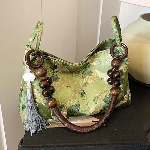 Vintage Style Tassel Beaded, Unique Design, High-End Texture, Versatile, Fashionable Look, Casual Bags, Perfect for Shopping, Dining Out, Traveling, Attending Parties, Lightweight and Easy to Carry