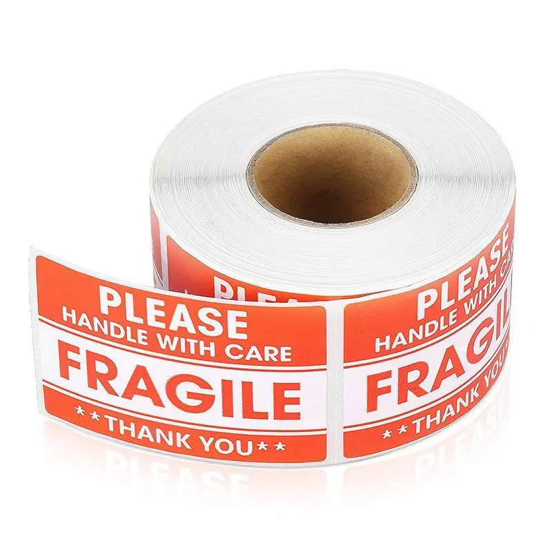 300pcs Fragile Stickers The Goods Please Handle With Care Warning Labels DIY Supplies