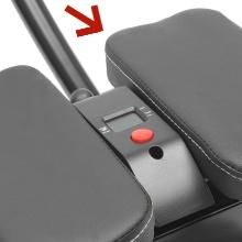 Abdominal Workout Equipment Adjustable Abdominal Machine with LED Display Monitor Foldable Fitness Gear, Abdominal Whole Body Workout Machine for Home, Companies, Gyms (Black) Pedal Exerciser