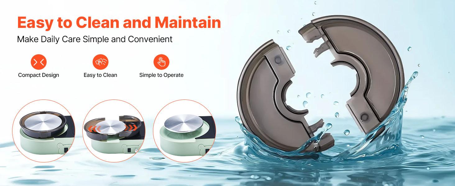 VEVOR Pottery Wheel for Kids and Adults - Complete Pottery Kit with 6" Turntable Clay Art Supplies Sculpting Tools, Mini Clay Making Pottery Wheel with Storage Design, Crafts Christmas Gifts, Green