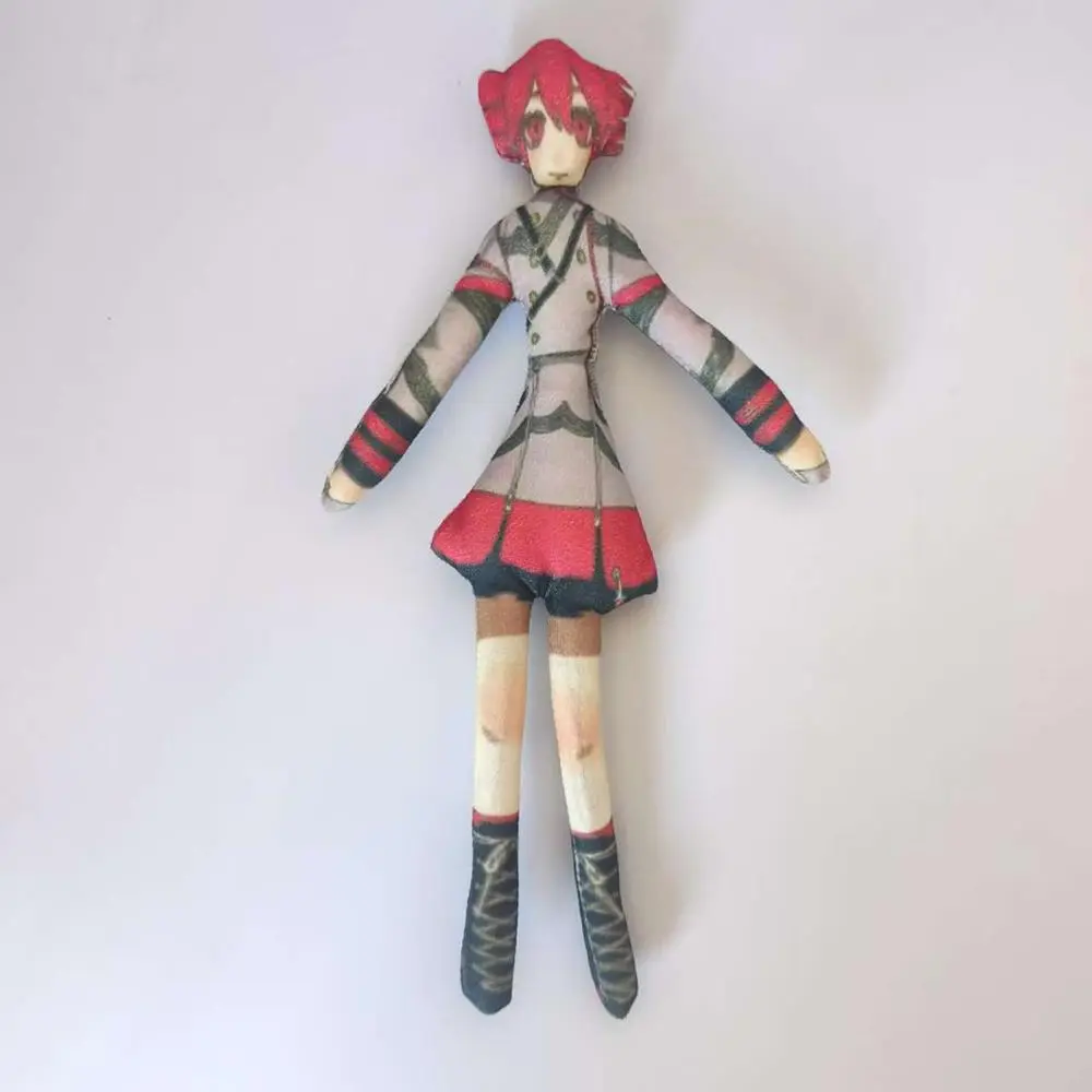 Anime Kasane Teto Cosplay Keychain Plush Cotton Doll Slender Twistable Shape Room Abstract Model Decoration Festival Gift