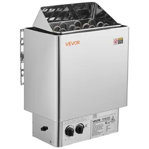 【DealsForYouDays】VEVOR Sauna Heater, 6KW 240V Electric Sauna Stove, Dry Steam Bath Saunas Stove with Pre-Drilled Bracket, Fit 176.5 to 317.8 CU. FT Saunas Rooms, Steam Bath Stoves for Home, Commercial, Leisure Venues