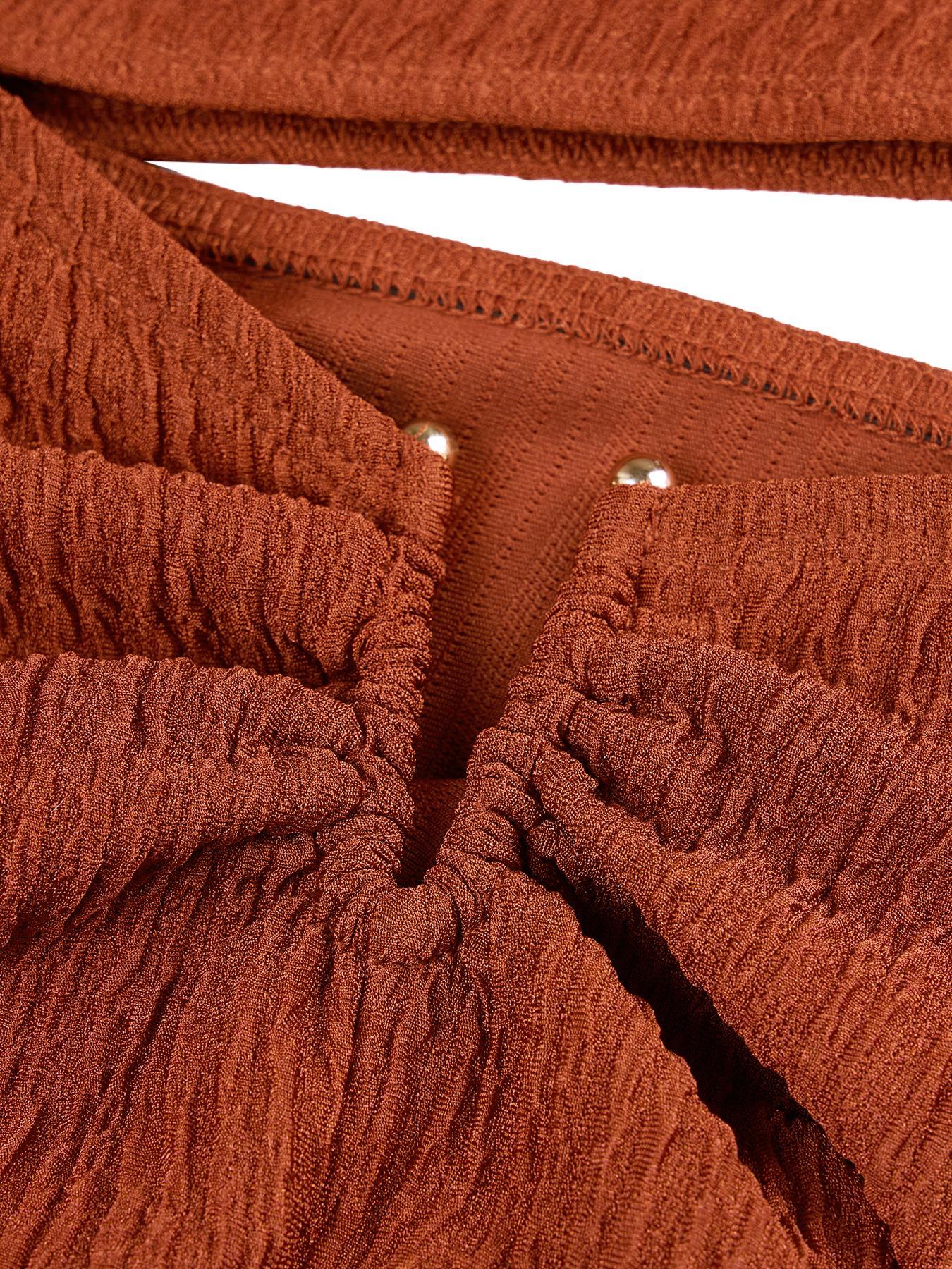 Aliling Women's Solid One Shoulder Knitted Bodycon Dress, Casual Fashion Short Dress for Party Club Dating Wear, Ladies Summer Clothes Womenswear