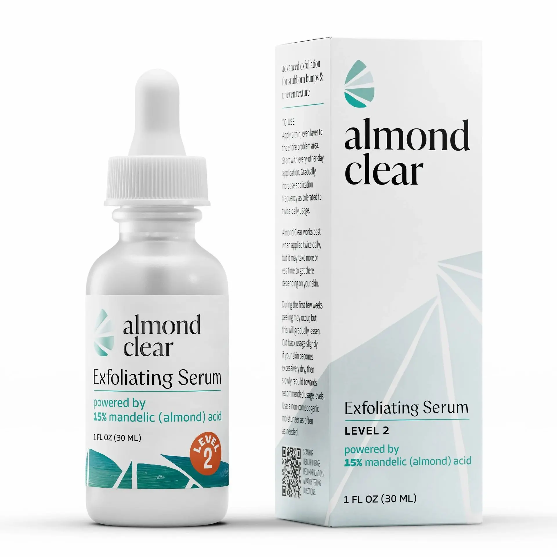 2% Mandelic Acid Serum Gentle Exfoliation for Glowing Skin Hydrating Non-Greasy Formula