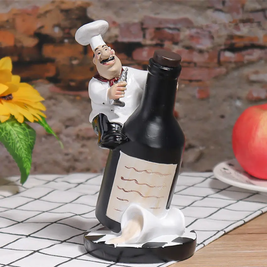 1Pc Potato Chef Resin Statue, Creative Kitchen Decor Art Ornament, Tabletop Decoration for Kitchen, Hotel, Cafe, Bar & Shop, Funny Collectible Gift, Home Aesthetic Decor