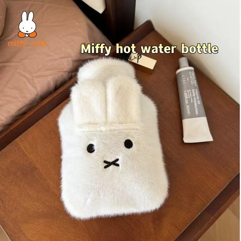 Miffy Hot Water Bottle Cartoon Peripheral Plush Hand Warmer Hot Water Bottle Bedroom Dormitory Heating Hot Water Bottle Gift