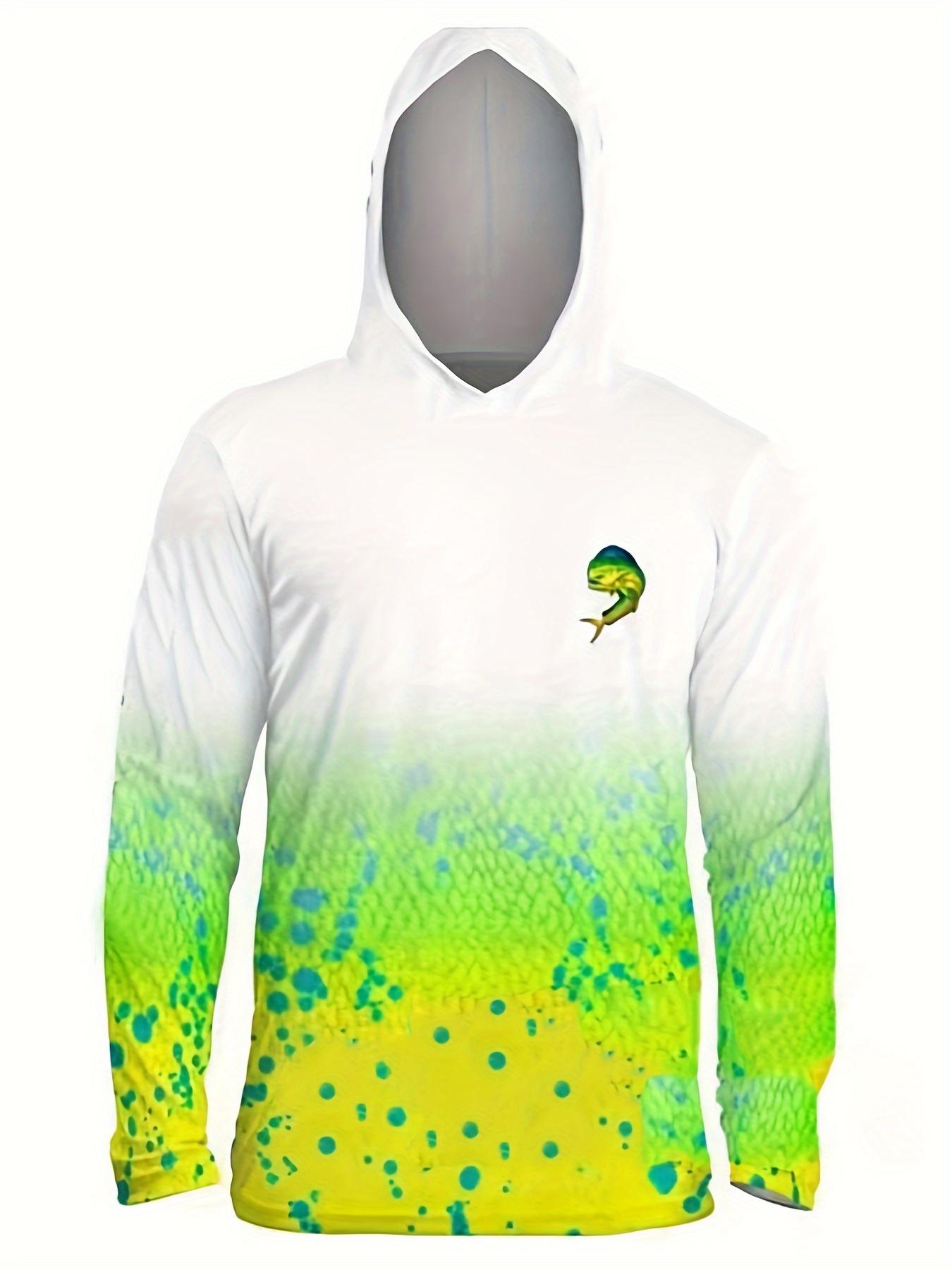 Long-sleeved hooded protective fishing shirt – sailing apparel, fishing sweatshirt and fishing gear