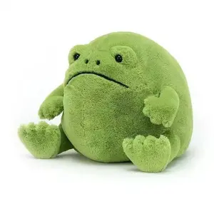 New Ricky Rain Frog Plush Toy - Cartoon Stuffed Animal Doll Cute Emotional Support Frog Toy For Stress Relief & Gift