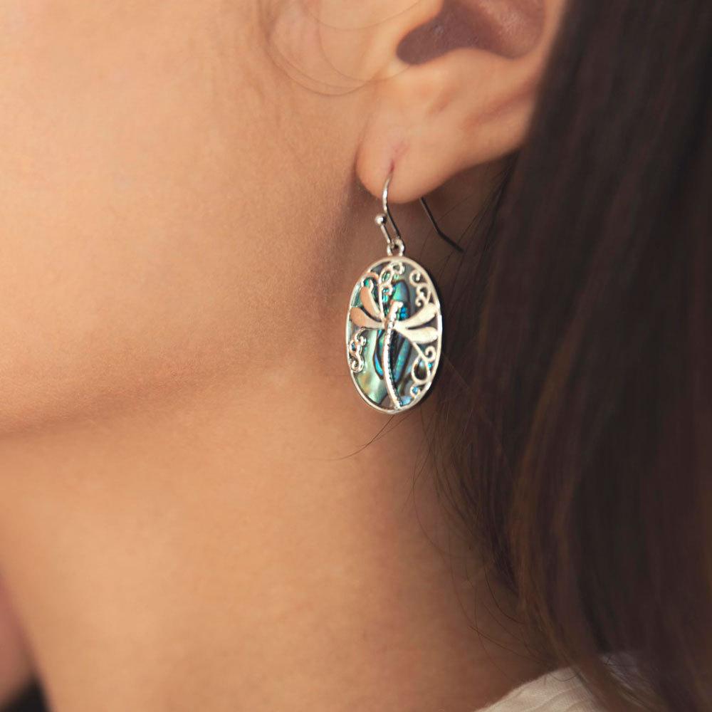 Wish new arrivals: stylish and unique eden-inspired rainbow dragonfly ear hooks