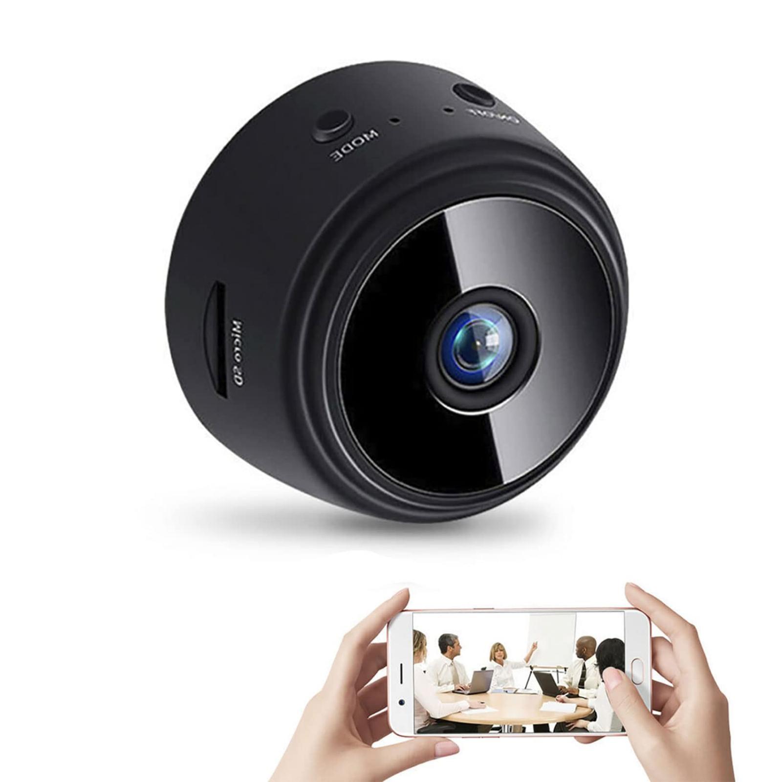 3-Pack A9 Mini Indoor Camera, USB Powered Compact Camera for Home, Office, Garage, Room & Small Space Observation