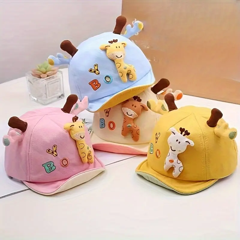 Baby 0-2 Years Boys Girls Adjustable Baby Bucket Hats Wide Brim for Beach, Swim, Fishing, Camping