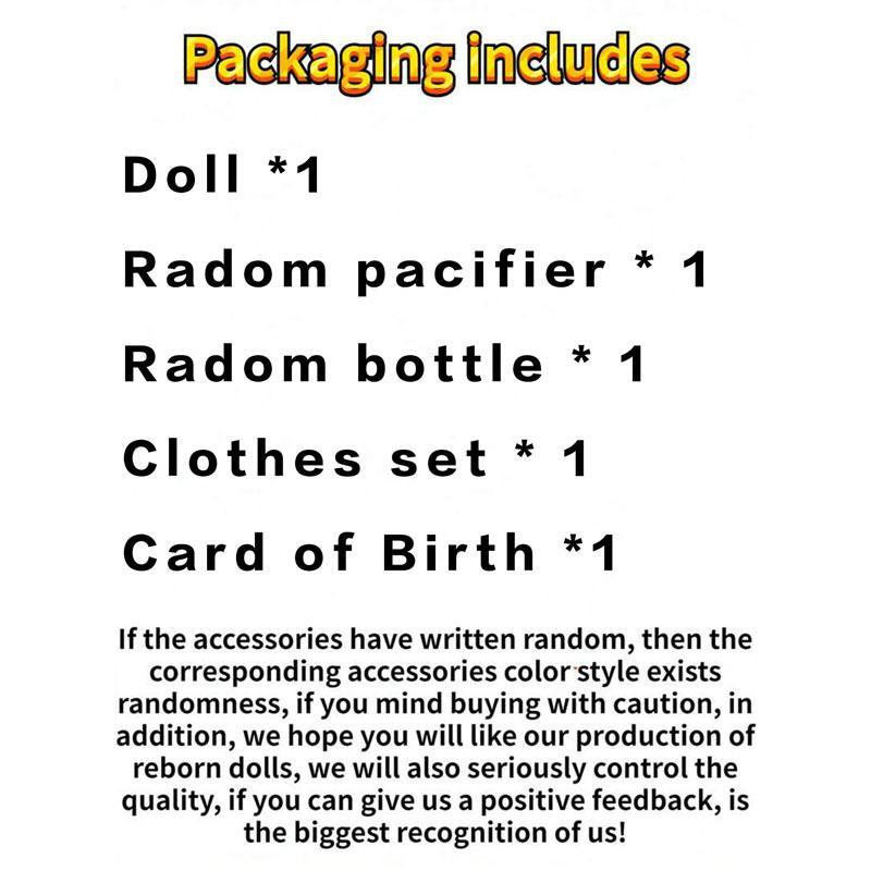 Soft Silicone Realistic Doll with Clothes, Lifelike Realistic Newborn Reborn Dolls with Pacifier & Bottle, Lovely Play House Birthday Gift, Cute Dolls