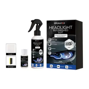 Car Headlight Restoration Kit, Daily Cleaning Agent for Headlights, Removes Dirt and Enhances Brightness, Essential Car Care Product, No Sanding