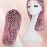 Breathable Handmade Crochet Hair Net for Women, Long Bun Cover, Sleep Cap Mesh, Fashion Comfort Design, Protective Headwear, Hair Hat