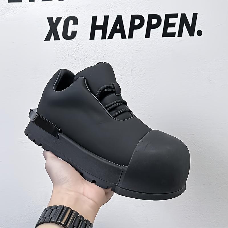 UYCEKK 2026 New Men'S Thick Sole Height Increasing Casual Sneakers|   Versatile Sports Shoes with Round Toe, Microfiber Upper, Rubber Sole, Lace Closure, Trendy Style for Spring/Fall