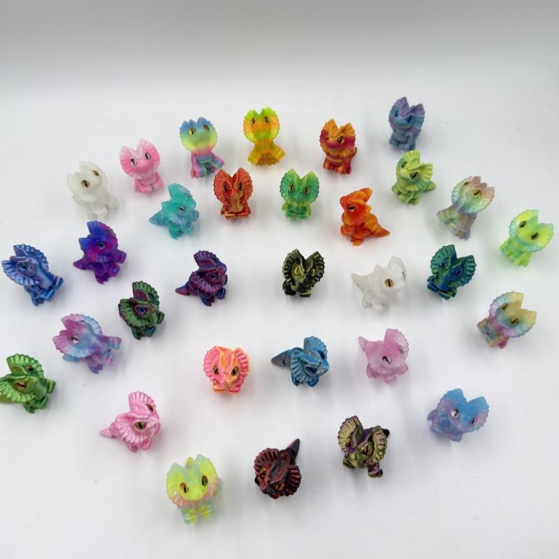 3D Printed Toy Dual Spine Dragon Jurassic Jointed Action Figure, Realistic Fun Display Piece, Creative Handmade Model