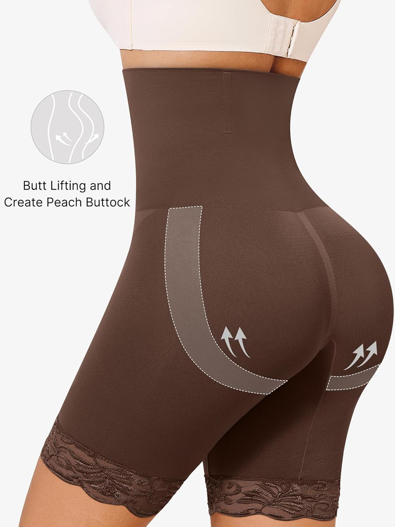 Women's Shapewear Panties High Waist Soft Seamless Comfortable Control Panel Front Button Design Lightweight Invisible Fit All Seasons Casual Style