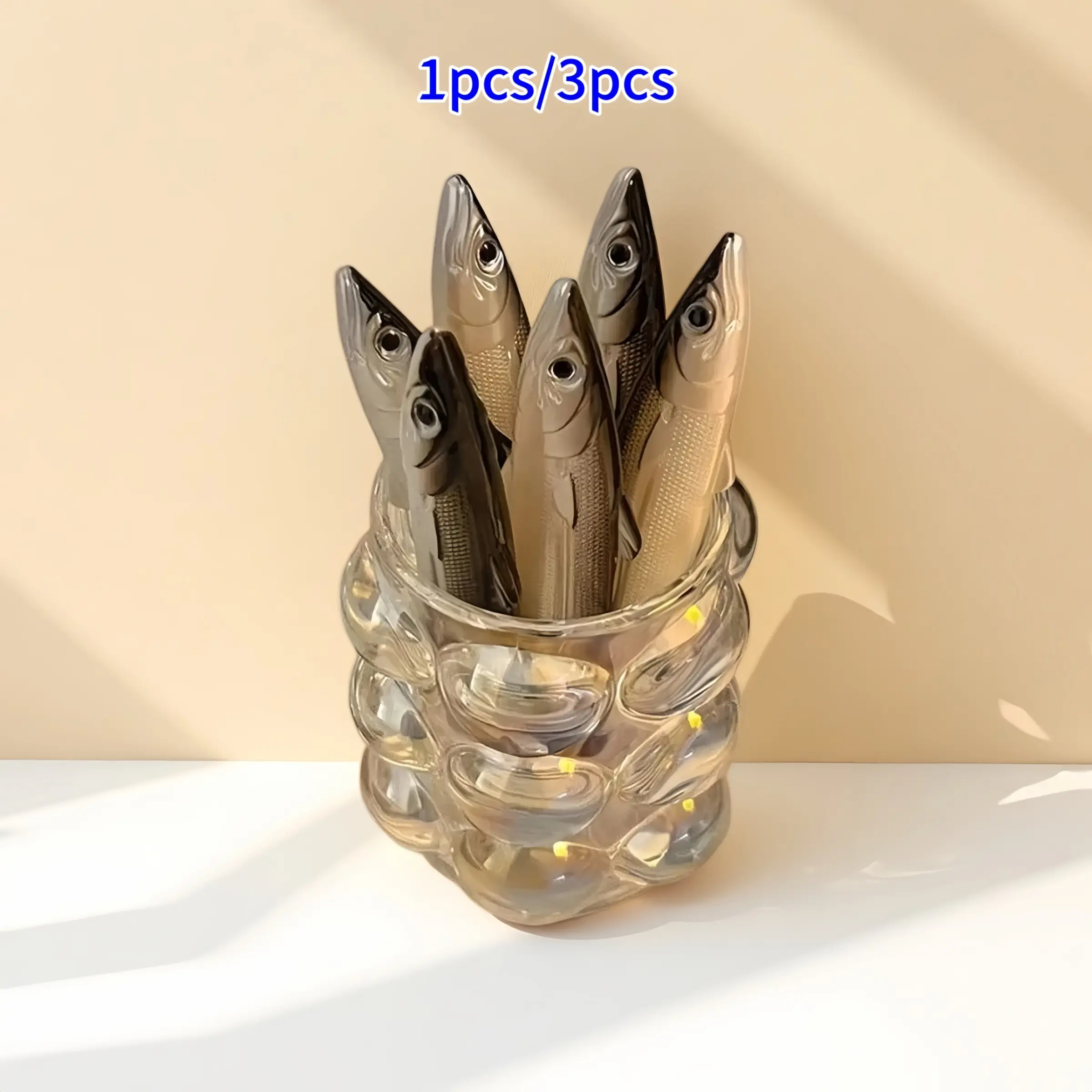 Funny gift pen, Fish Shaped Ballpoint Pen, Cute Ocean Fish Ballpoint Pen, Creative Salty Fish Simulation Pen for Students and Adults, Fish Theme Stationery, Stationery Writing Tools, Aesthetic Pens