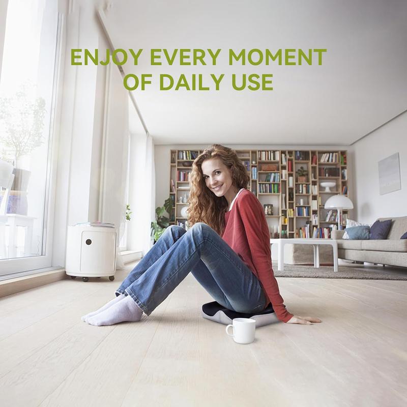 Concave U-shaped donut pillow for office, car, and home seats. Memory foam pillow with washable and breathable cover, suitable for long-term sitting, for office chairs, gaming chairs, and car seat upgrades, Seat Cushion Pad