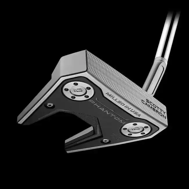 2026 Right Handed Alloy Metal Golf Putter 7.5 Phantom Tour Style Green Spray Neck Peripheral Weight Optimal Balance Maximum Stability Precision Control Custom Fit Golf Club