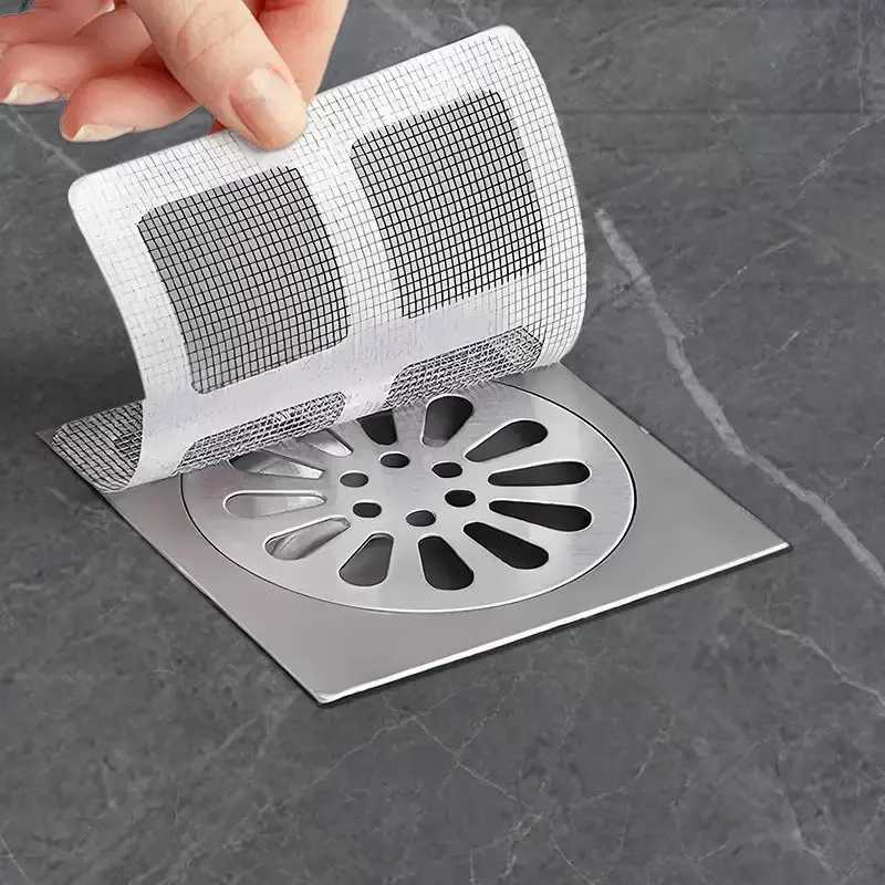 Bathroom Hair Filter Net, Toilet Drain Blocker, Kitchen Sink Protector, Anti-Clog Floor Drains, Easy Install, Durable Design