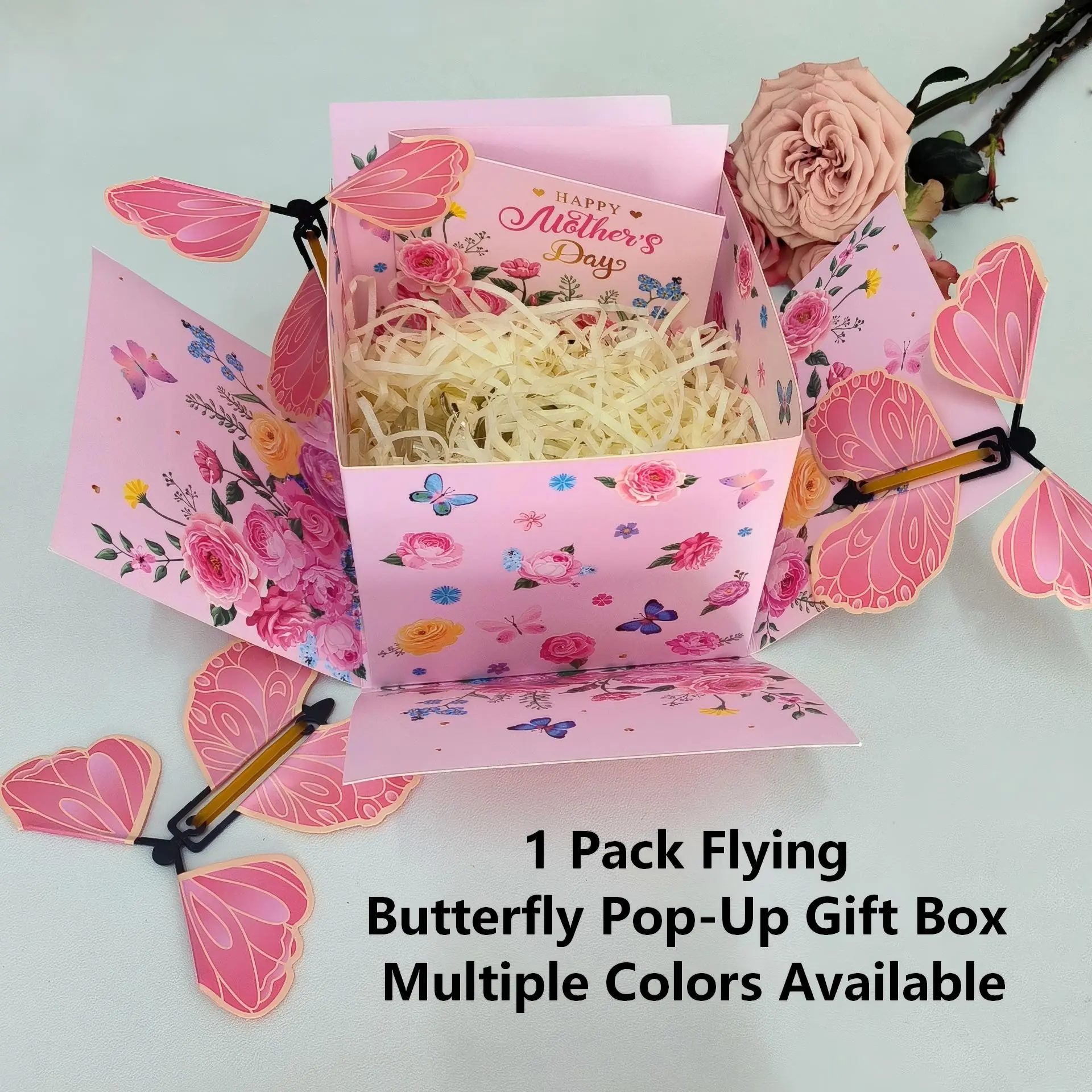 Flying Butterfly Explosion Gift Box, Surprising Holiday Gift Box, Perfect for Festive Occasions, Unique and Eye-Catching Design