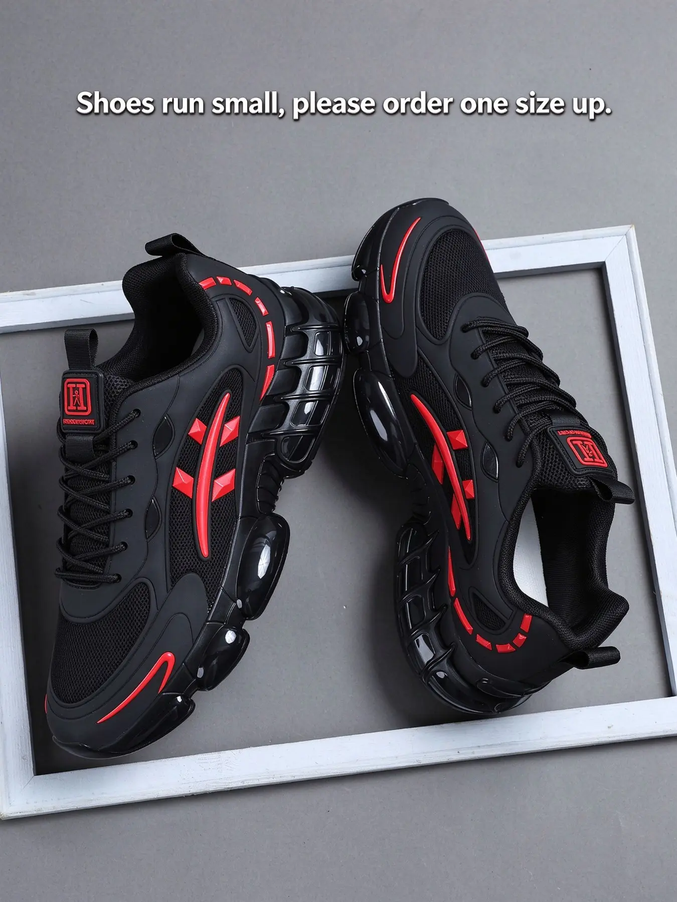 Men's Fashion Lightweight Sporty Sneakers, 2026 New Trendy Low Top Lace-Up Casual Shoes, Breathable Comfort Shoes, Ideal for Walking, Running and Training, Casual Sports Sneakers