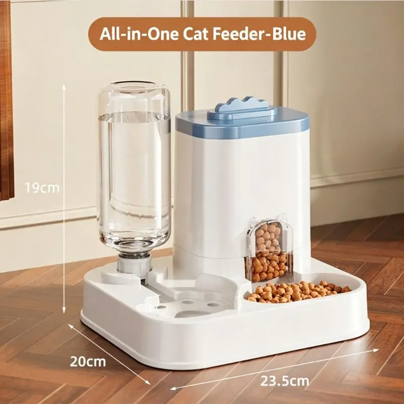Automatic Cat Feeder, Dog Bowl, Pet Bowl, 2-In-1 Water Dispenser, Cat Rice Bowl, Pet Automatic Feeder, Dog Pet Supplies