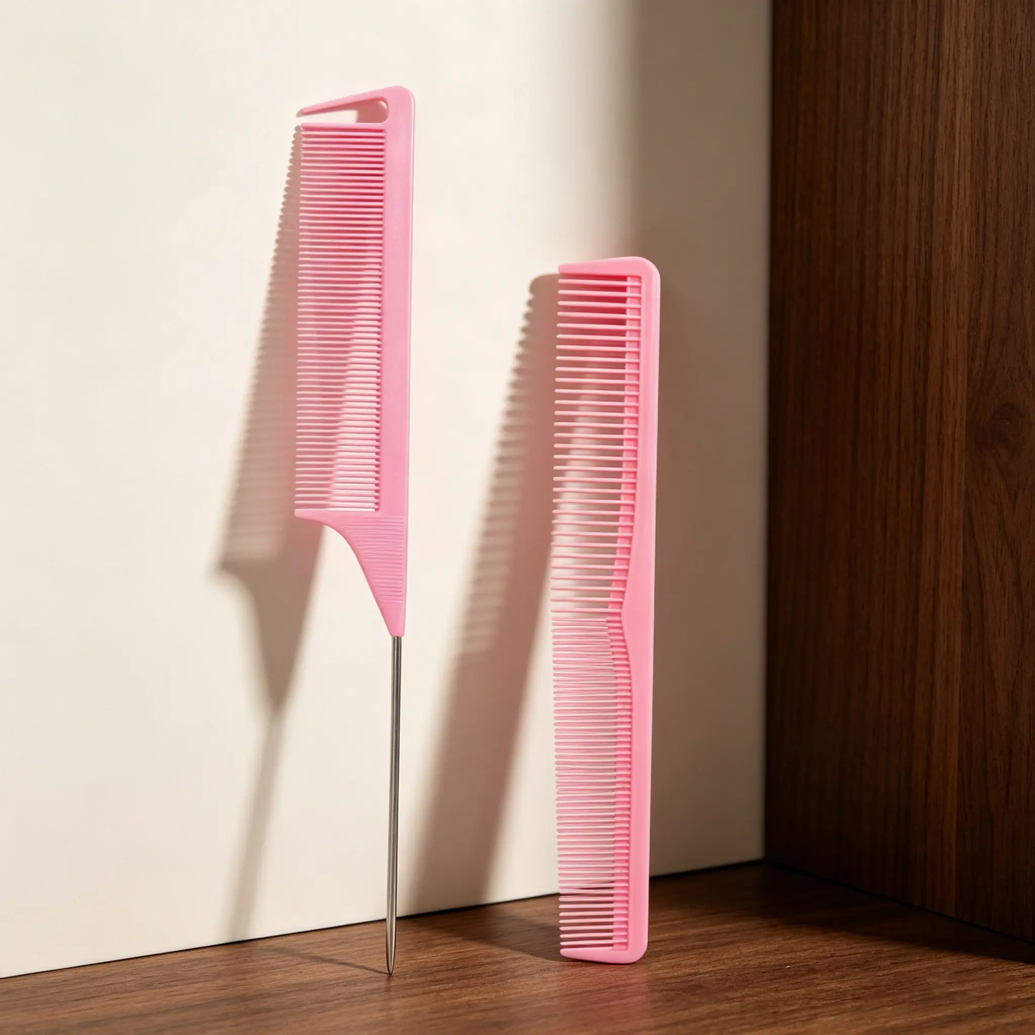 2pcs Professional Hair Styling Comb Set, Hair Styling Tools, Anti-Static Dual-Sided Comb, Salon Tail Comb, Haircut Accessories, Combs For Hair Stylist, Suitable for All Hairstyles