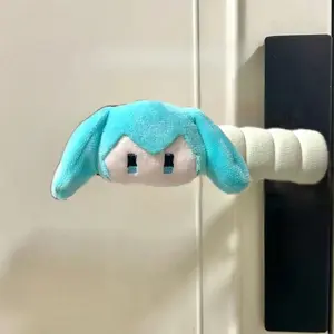 1pc Cute Hatsune Miku Door Handle Protector, Protective Anime Door Knob Cover, Cartoon Household Goods