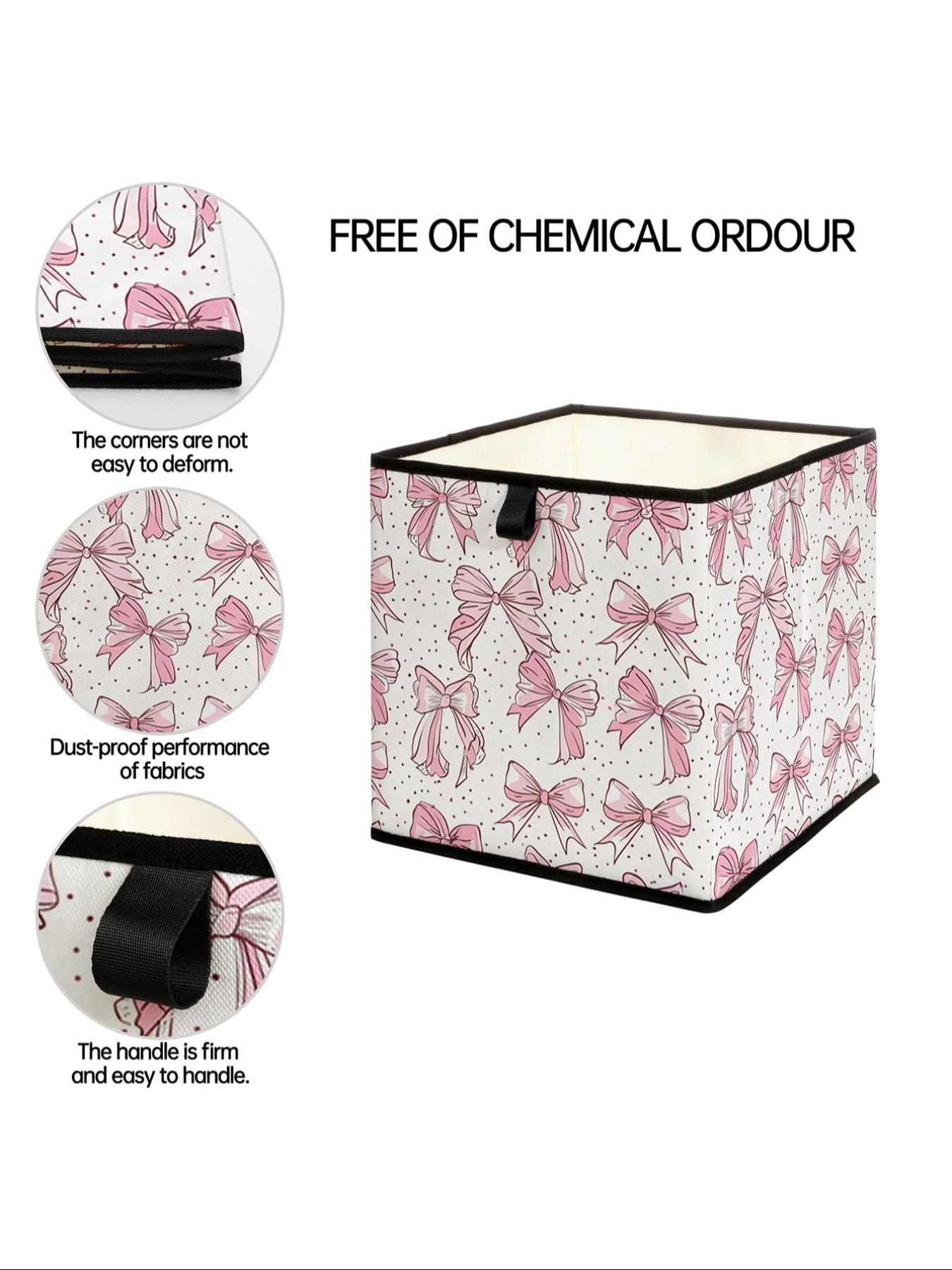 Butterfly Pattern Open Storage Box, Stackable Drawer Organizer, Durable Multi-Functional Design for Home Dorm Room Organization