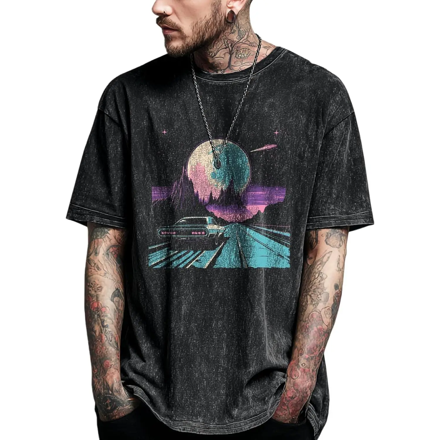 domirica Tshirts for Men Cool Summer Outdoor Streetwear Short Sleeve Big and Tall Quick Dry Undershirts Trendy Clothes