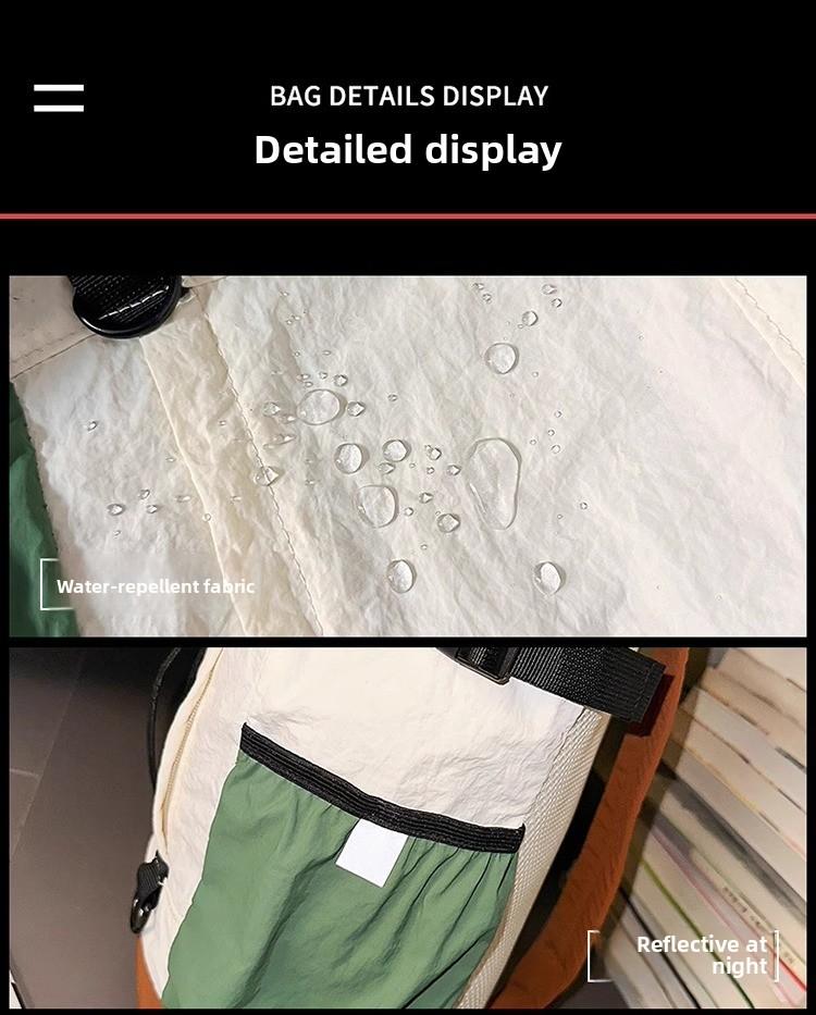 New Korean-style trendy and cool large-capacity children's backpack for travel, outdoor hiking, and kindergarten use for boys and girls