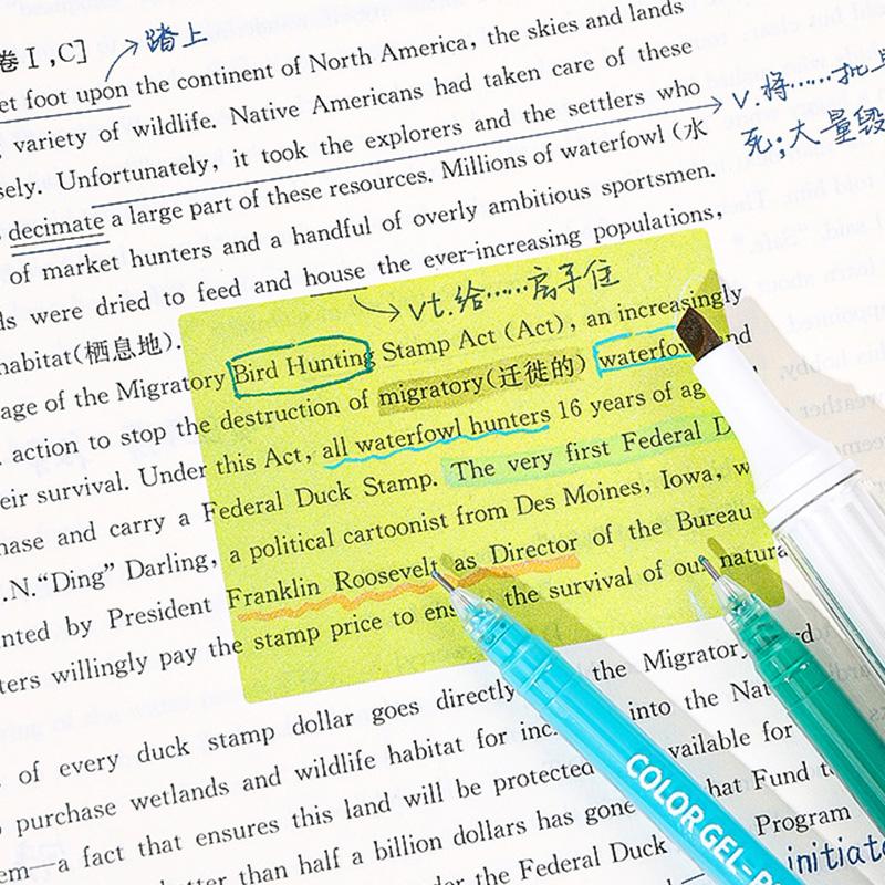 Random Color Cute Monster Pattern Sticky Note, 105pcs/box Creative Multi-purpose Sticky Note, Sticky Memo Pad for Home School Office