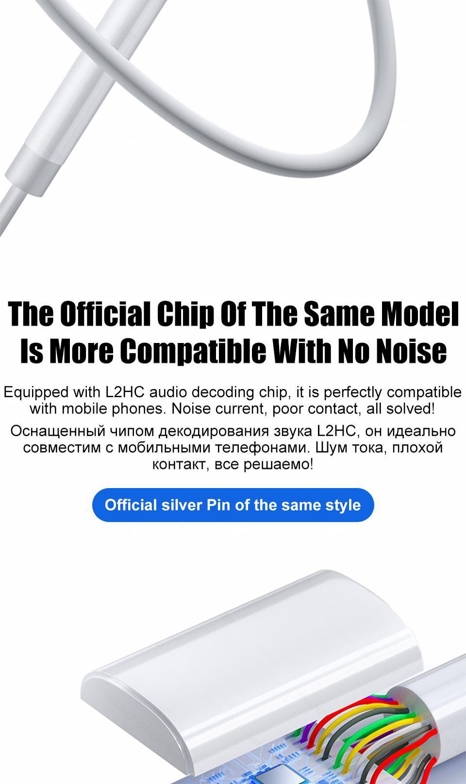 Type C Wired Headphones 3.5MM Earphone Earbuds Accessories