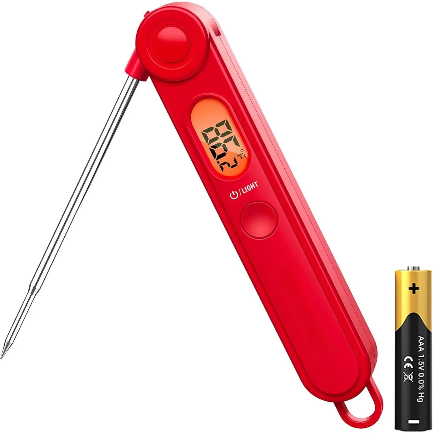 TempSwift Digital Meat Thermometer for Cooking |  Read Thermometer with Backlight, Kitchen  Thermometer for Grill  BBQ Oil Fry Candy (Previously )