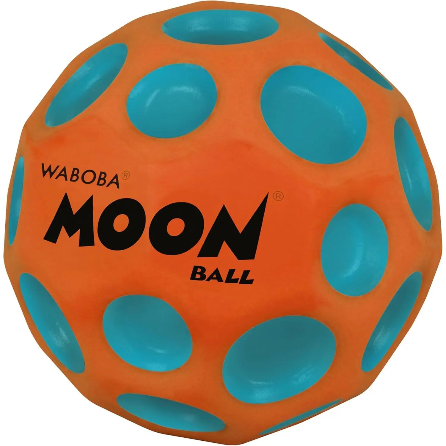Moon Ball Martian Moon Hyper Bouncy Ball - All Ages Extreme Bounce and Fun - Super High Bouncing Ball Perfect for Active Play and Outdoor Games - Orange