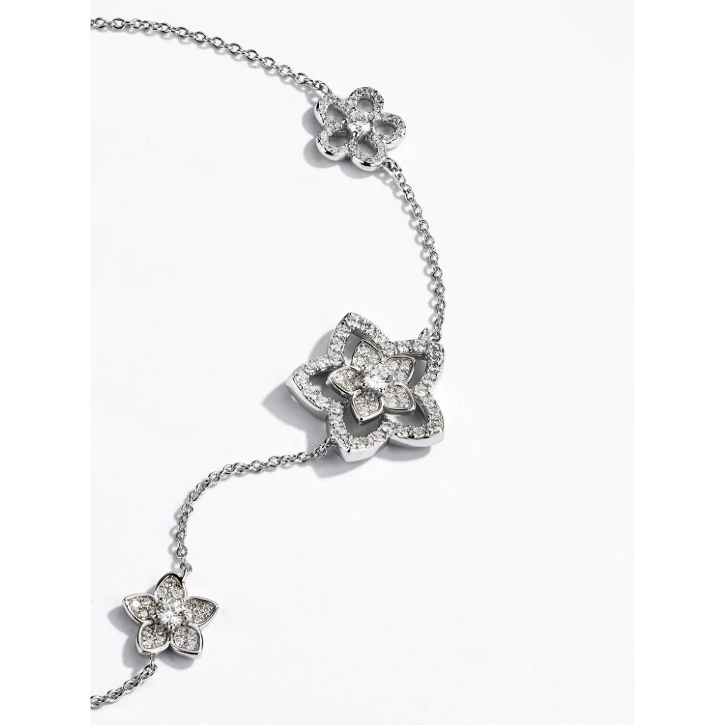 S925 Sterling Silver Moissanite Bracelet for Women D VVS1 Diamond Gold Plated Flower Luxury Wedding Jewelry Gift