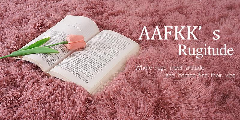 AAFKK Area Rugs For Living Room, Ultra Soft Large Shag Living Room Rug Fluffy Rug Carpet For Bedroom, Plush Modern Floor Rug For Kids Room Fuzzy Rug For Home Decor Aesthetic, Tie-dye Black Grey