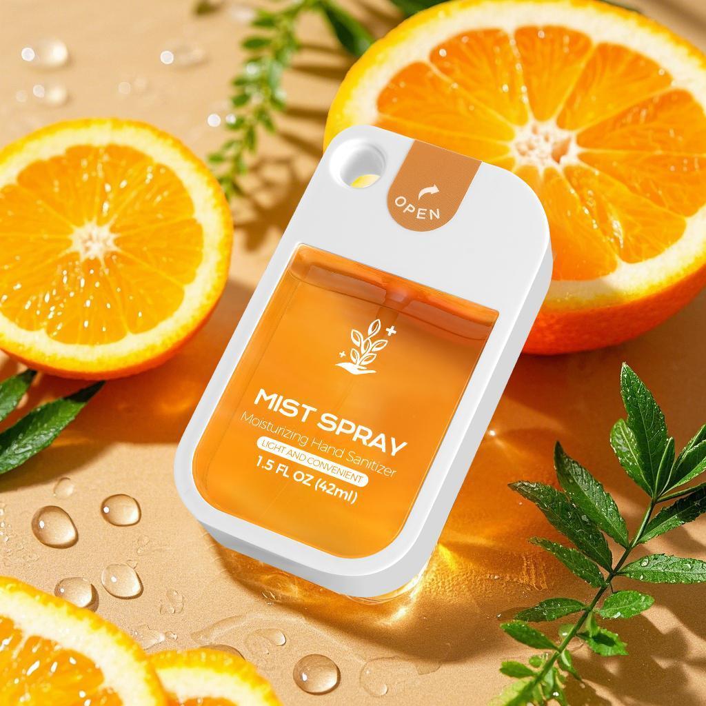 Portable Moisturizing Hand Sanitizer Spray, 1/3/6 Counts Mini Travel Size Hand Sanitizer Spray, Hand Wash Spray for Women & Girls, Travel Essentials