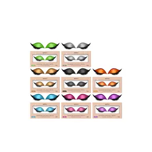 Zephoco 2-in-1 Viral Lazy Eye Stickers - Eyeshadow & Lash Patches, 1-Step Quick Makeup Beauty Tool for Daily, Party Use, Creative Luxury Makeup Accessory shadow mother