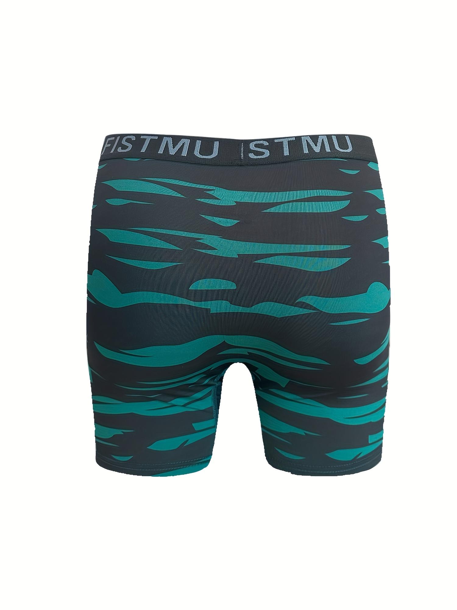 KJFISTMU12 Men's Boxer Briefs - Stretch Polyester Fabric, Random Color, Spring Summer Sports, Easy Wear, Stylish Trendy Design, Machine Washable, Gifts for Guys, Pack of 12