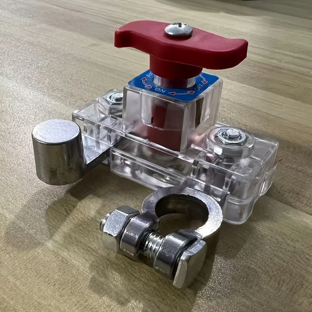 Battery Main Disconnect Switch, Aluminum Alloy Negative Terminal Power off Switch, Advanced Battery Management Cut-Off Switch, Efficient Power Control