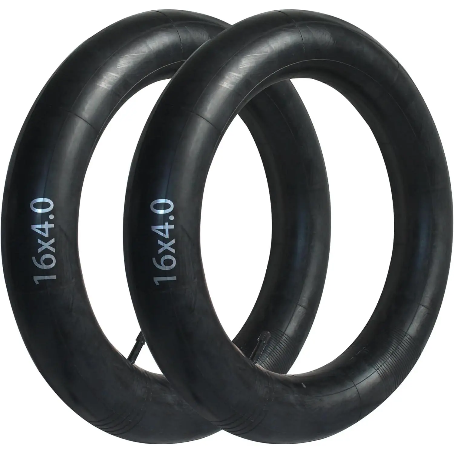 1/2 PCS 16x4.0 Bike Inner Tube| Schrader Valve| for 16 Inches Fat Tire, Snow & Sand Bikes| Heavy-Duty Rubber