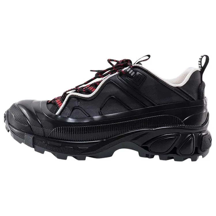Burberry Arthur Checkered Lace-Up Low-Top Casual Sneakers for Men in Black Verifiable, with credentials and supporting global authentication