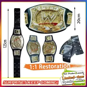 2025 New Wrestler Championship Belts Action Characters Figure Toys Occupation Wrestling Belt Gladiators Model Fans Children Gift