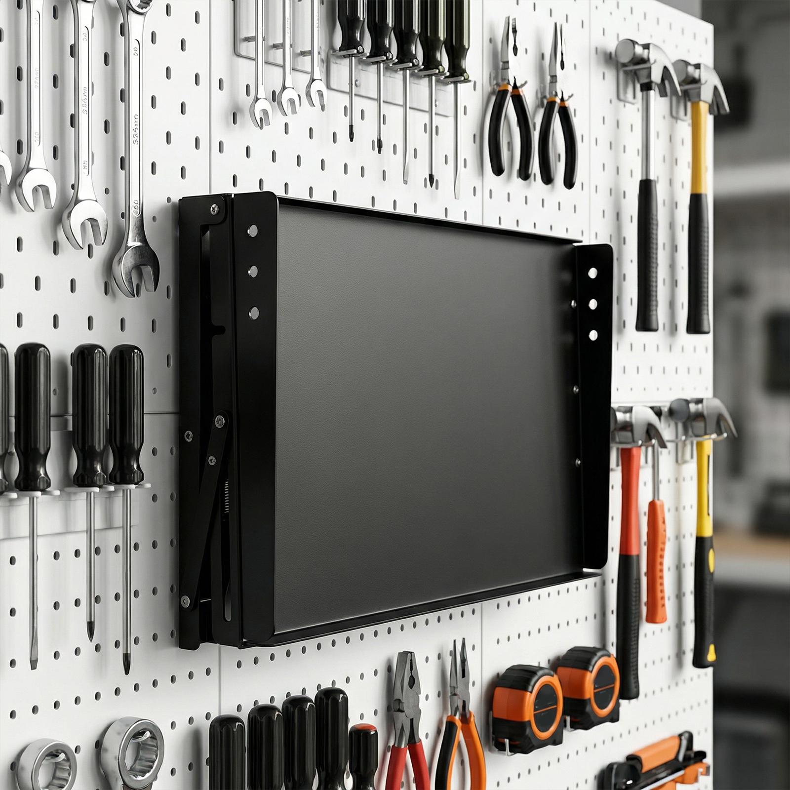 2 Pack Wall Mounted Folding Storage Rack Shelves Heavy Duty Adjustable Rail Shelf with Lip for Garage Kitchen Laundry Room Workshop 2 Pack Wall Mounted Folding Storage Rack Shelves Heavy Duty Adjustable Rail Shelf with Lip for Garage Kitchen Laundry Room Workshop